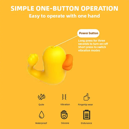 Mini Yellow Duck Vibrator