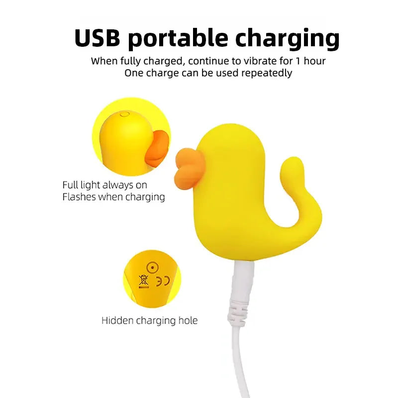 Mini Yellow Duck Vibrator