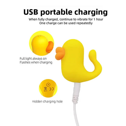 Mini Yellow Duck Vibrator
