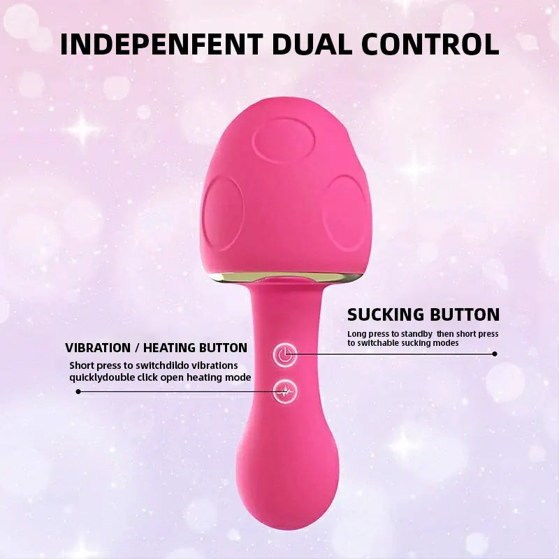 Mushroom Clitoral Sucking Vibrator