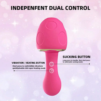 Mushroom Clitoral Sucking Vibrator