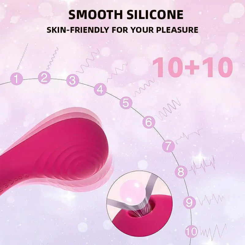 Mushroom Clitoral Sucking Vibrator